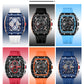CURREN 8442 Men’s Rubber Strap Watch  | Original CURREN Watch for Men